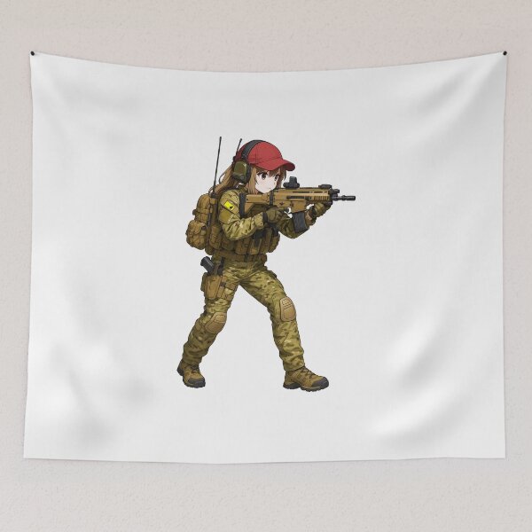 Item preview, Tactical Girl designed and sold by RAWLIFEGRAPHIC.