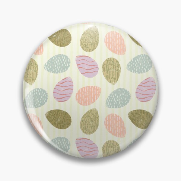 Artikelvorschau, Pastellfarbenes, strukturiertes Ostereiermuster – Retro-Frühlingsdesign entworfen und verkauft von Christina_Denton.