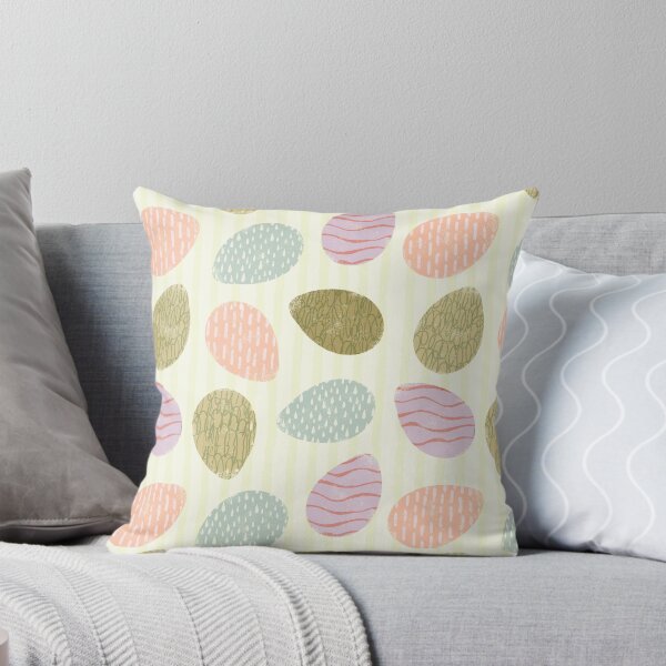 Item preview, Pastel Textured Easter Egg Pattern - Retro Spring Design designed and sold by Christina_Denton.