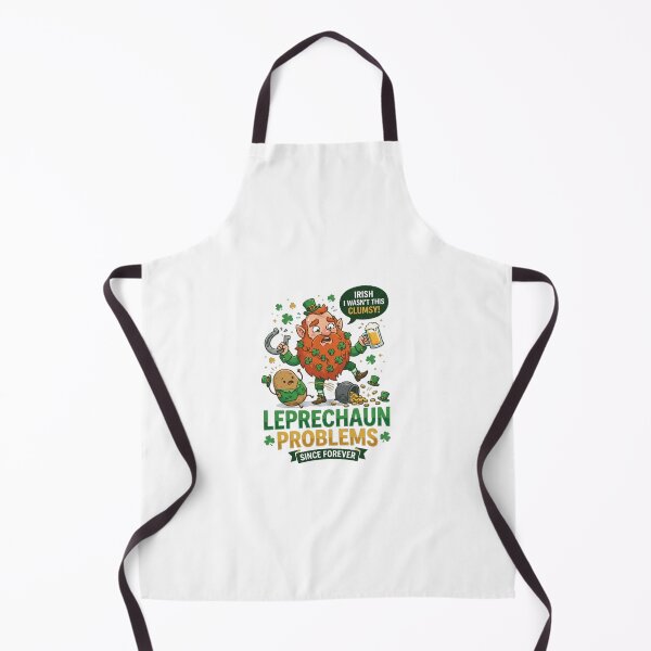 Item preview, Irish I Wasn't This Clumsy Funny St Patricks Day Leprechaun designed and sold by KERK Art and Design.