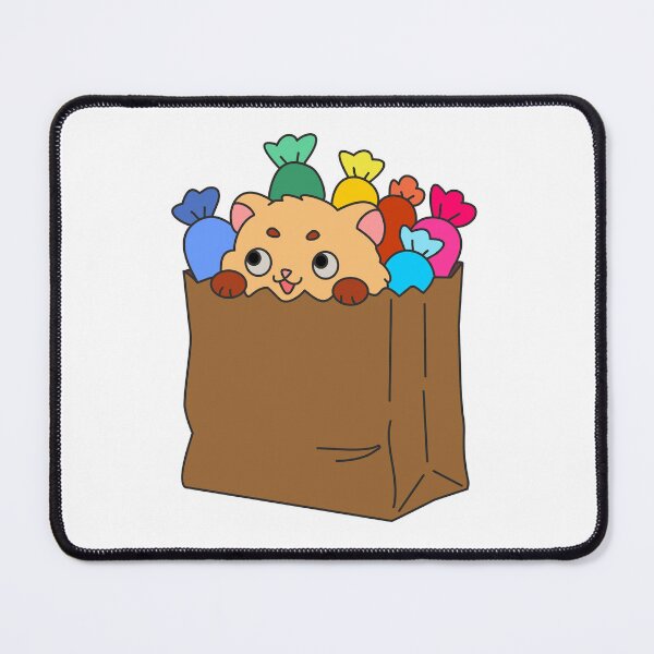 Item preview, Sweet Surprise - Cute Hamster in Candy Paper Bag designed and sold by AngelBialy.