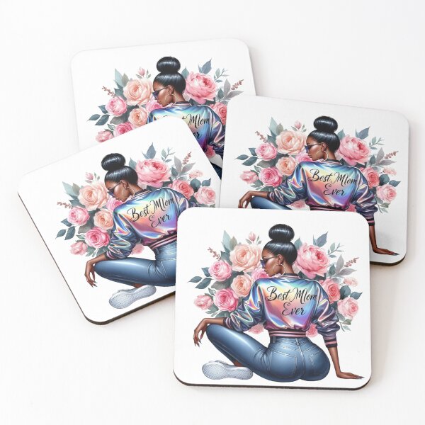 Item preview, Afro Mother Sublimation Design, Best Mom Ever, Afro American Mother, Mother’s Day. designed and sold by gabrielakrall.