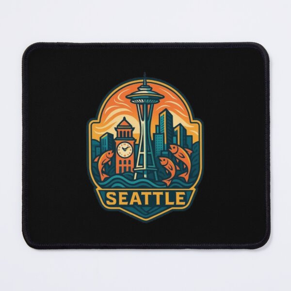 Item preview, Seattle – Travel & Tourism Guide | Space Needle, Pike Place Market, Waterfront, Museums, Parks & Top Attractions designed and sold by Typologystudios.