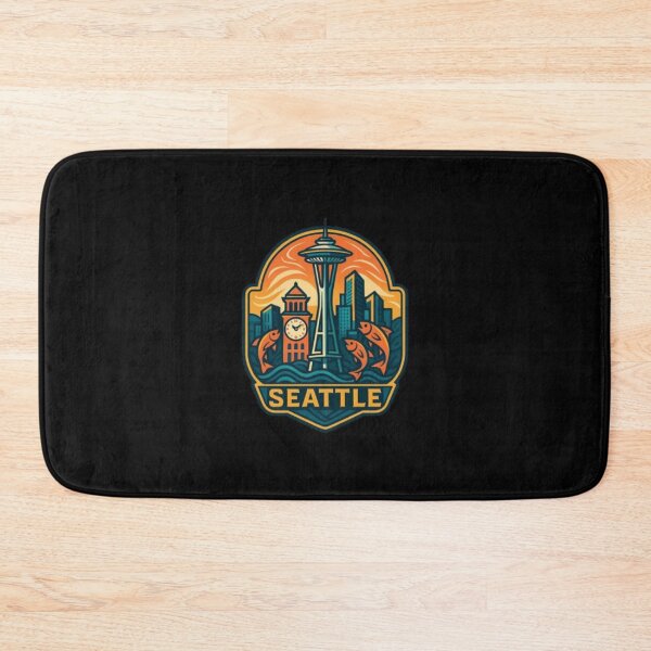 Item preview, Seattle – Travel & Tourism Guide | Space Needle, Pike Place Market, Waterfront, Museums, Parks & Top Attractions designed and sold by Typologystudios.