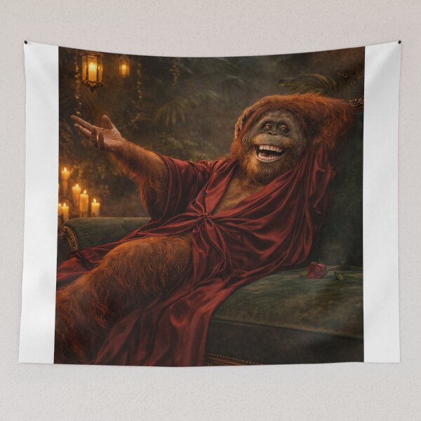 Item preview, The Eternal Romantic – Orangutan Jungle Boudoir designed and sold by iMIGHTwearTHAT.