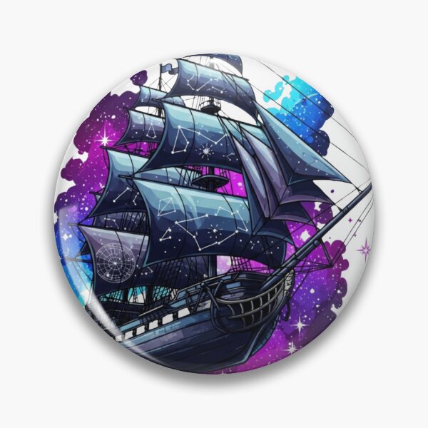 Artikelvorschau, Celestial Voyager: Sternennacht-Segelschiff-T-Shirt entworfen und verkauft von Dzblack.