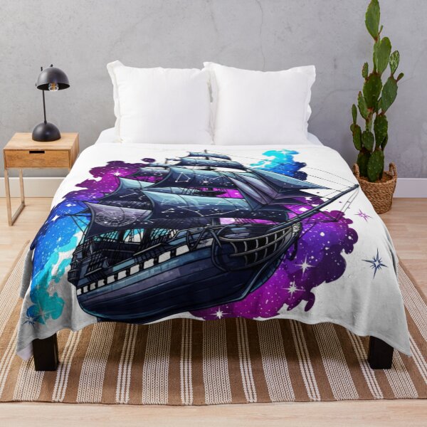 Item preview, Celestial Voyager: Starry Night Sailing Ship t-shirt designed and sold by Dzblack.