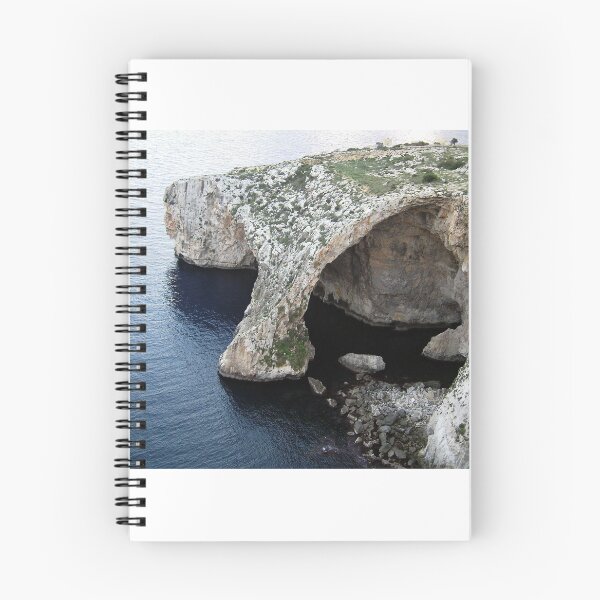 Item preview, Sea Cave Arch On Limestone Cliff Over Deep Blue Mediterranean Sea Coastline With Rocky Shore designed and sold by Nmallia.