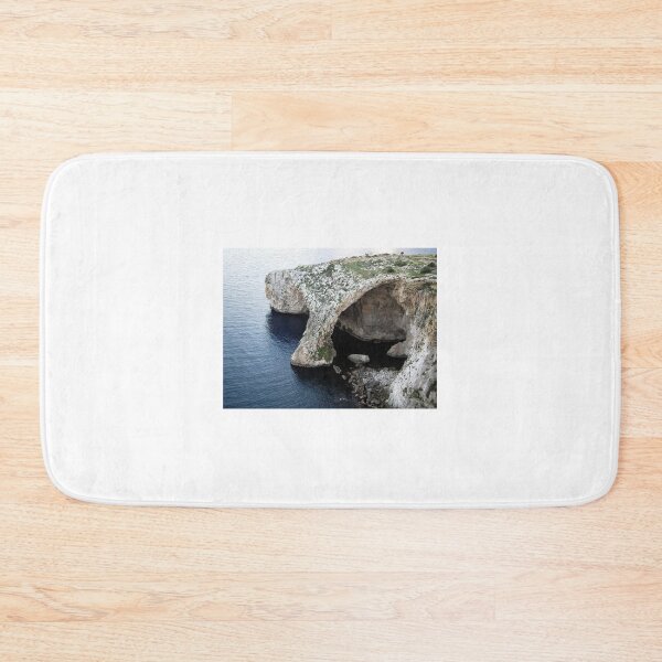 Item preview, Sea Cave Arch On Limestone Cliff Over Deep Blue Mediterranean Sea Coastline With Rocky Shore designed and sold by Nmallia.