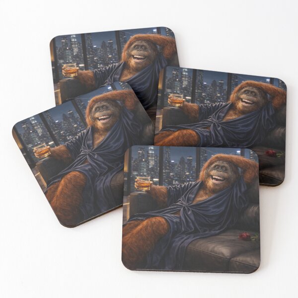 Item preview, Penthouse Primate – Modern Mogul Orangutan designed and sold by iMIGHTwearTHAT.