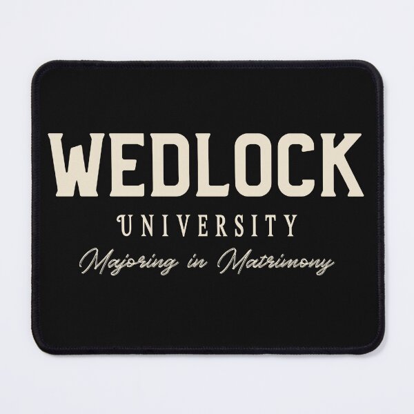 Item preview, Wedlock University Majoring in Matrimony, Gift for Newlyweds, Weddings, Anniversaries designed and sold by BriAngelaBubbleDesigns.