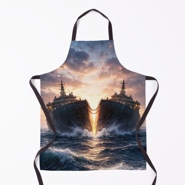 Item preview, Ship divided and joined by a chain designed and sold by JuViRo.