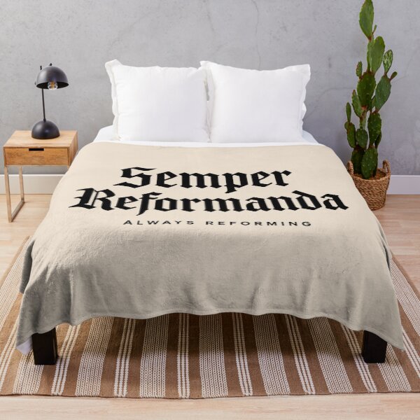 Item preview, Reformed Theology Semper Reformanda Always Reforming - Black Lettering designed and sold by Glory After Tears.