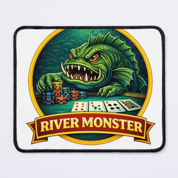 Item preview, River Monster – Realistic Poker Fish Cartoon designed and sold by Fa-Shirt01.