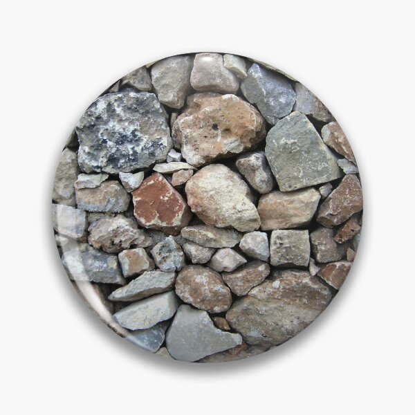Item preview, Close-Up Of Dry Stone Wall Texture With Irregular Limestone Rocks And Rustic Masonry Pattern designed and sold by Nmallia.