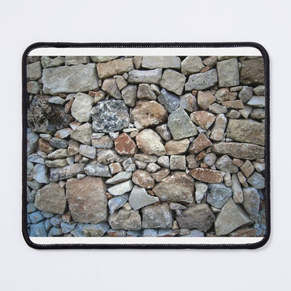 Item preview, Close-Up Of Dry Stone Wall Texture With Irregular Limestone Rocks And Rustic Masonry Pattern designed and sold by Nmallia.