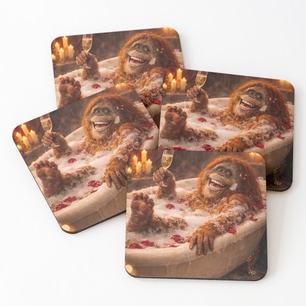Item preview, Bubble Bath Royalty – Orangutan Spa Mayhem designed and sold by iMIGHTwearTHAT.