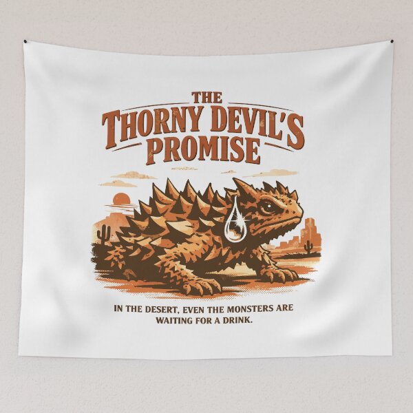Item preview, Thorny Devil’s Promise Desert Monster Art designed and sold by WildlifeInc.
