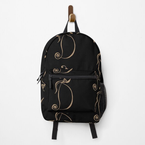 Item preview, Decorative Letter D Monogram – Elegant Gold Floral Initial Design designed and sold by ROHITJIDEGINER.
