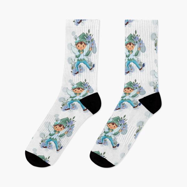 Item preview, Elf with Blue Flowers – Sweet Illustration designed and sold by iamKRUK.