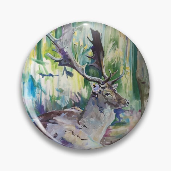 Item preview, White Post Stag designed and sold by KatieTindallArt.