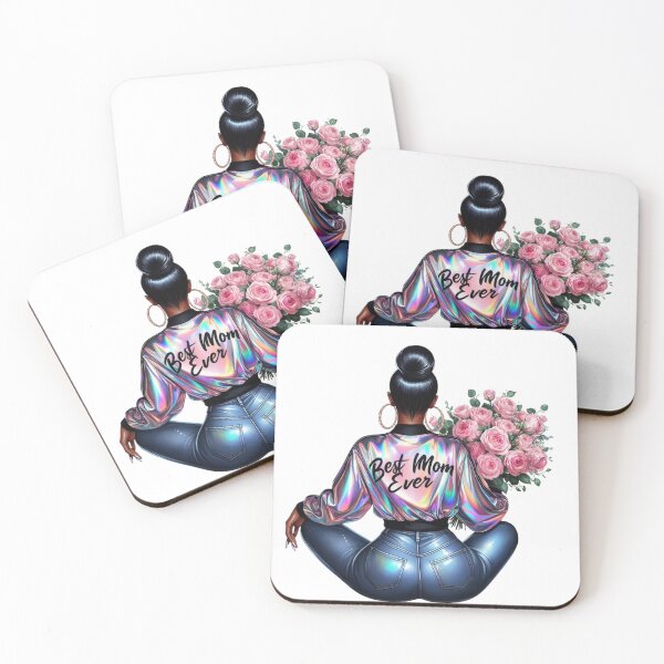 Item preview, Black Mother Design, Best Mom Ever, Afro American Mother, Mother’s Day. designed and sold by gabrielakrall.