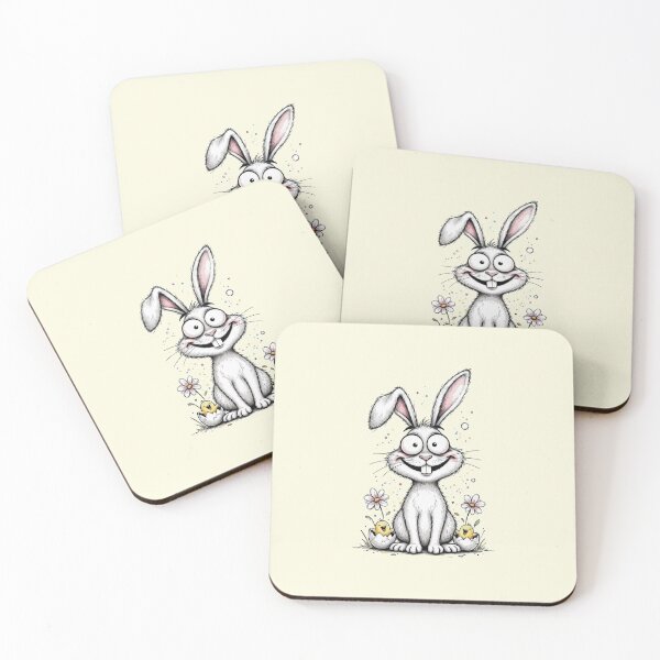 Item preview, Cute Goofy Easter Bunny Hatching Chicks designed and sold by PixelQ.