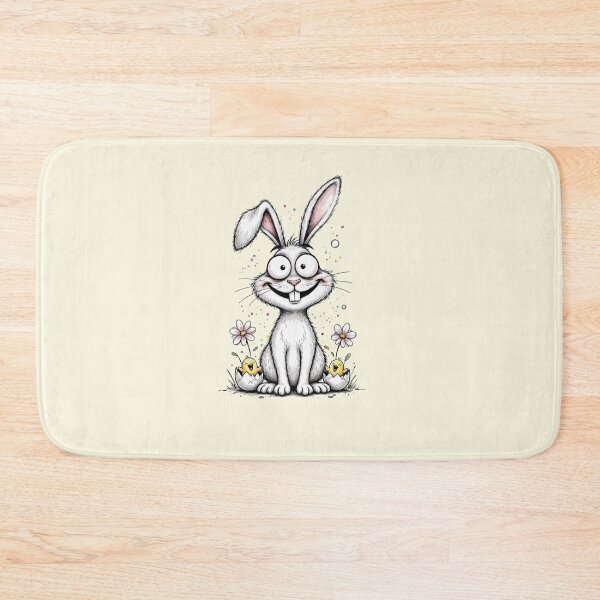 Item preview, Cute Goofy Easter Bunny Hatching Chicks designed and sold by PixelQ.