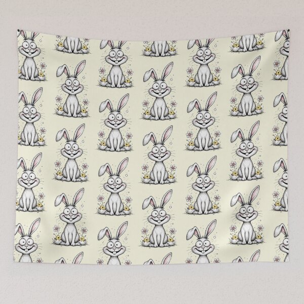 Item preview, Cute Goofy Easter Bunny Hatching Chicks designed and sold by PixelQ.
