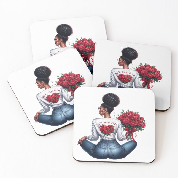 Item preview, Black Mother Design, Best Mom Ever, Afro American Mother, Mother’s Day. designed and sold by gabrielakrall.