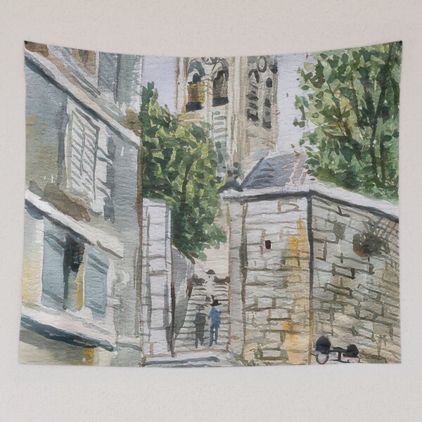 Item preview, Maurice Utrillo - Study Of A Maurice Utrillo Painting designed and sold by melaartni.