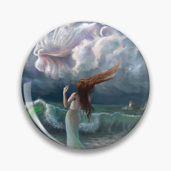 Item preview, Dreaming of The Sea - Dark Fantasy Mermaid Sea Queen designed and sold by Fantasy Illustrations & Fan Art.