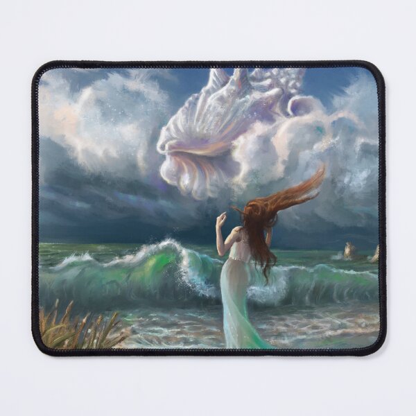 Item preview, Dreaming of The Sea - Dark Fantasy Mermaid Sea Queen designed and sold by Fantasy Illustrations & Fan Art.