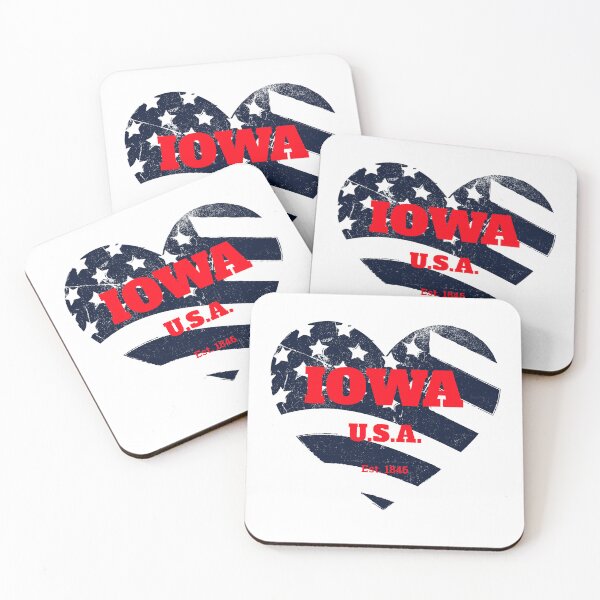 Item preview, Iowa Patriot Heart Flag designed and sold by ArtistryAlch.