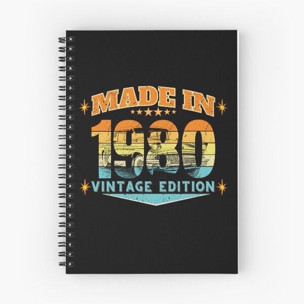 Item preview, Made in 1980 Vintage Birthday Gift – Retro 80s Distressed 46th Birthday Design designed and sold by MixedVibes Co..