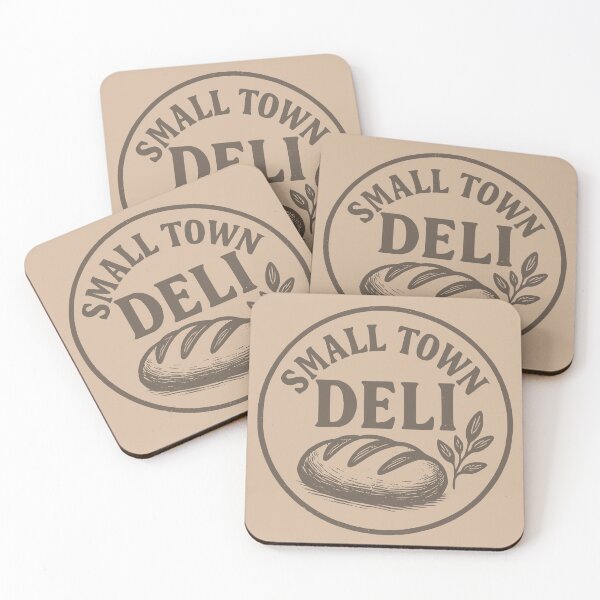 Item preview, Small Town Deli Print designed and sold by WayOutWorks.