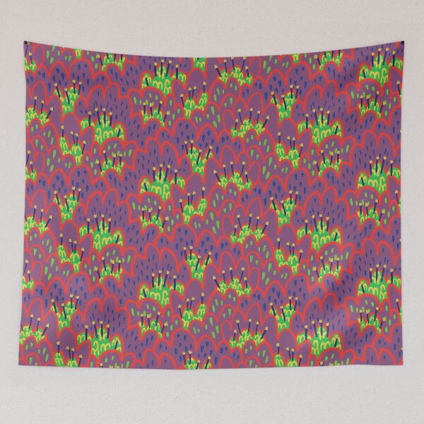Item preview, Electric Cyber Moss on Purple designed and sold by 2is3.