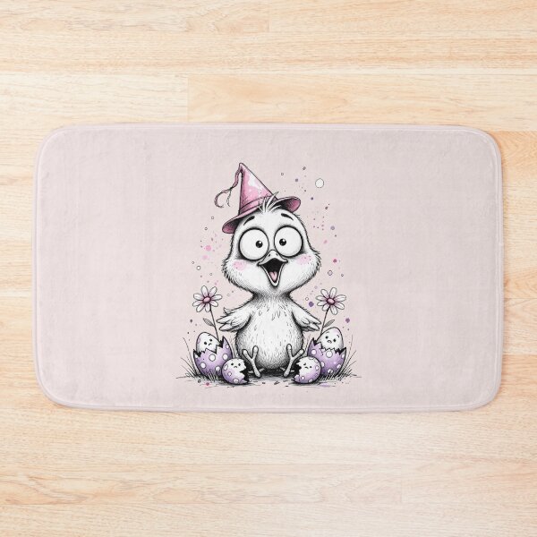 Item preview, Cute Easter Chick in Pink Party Hat designed and sold by PixelQ.