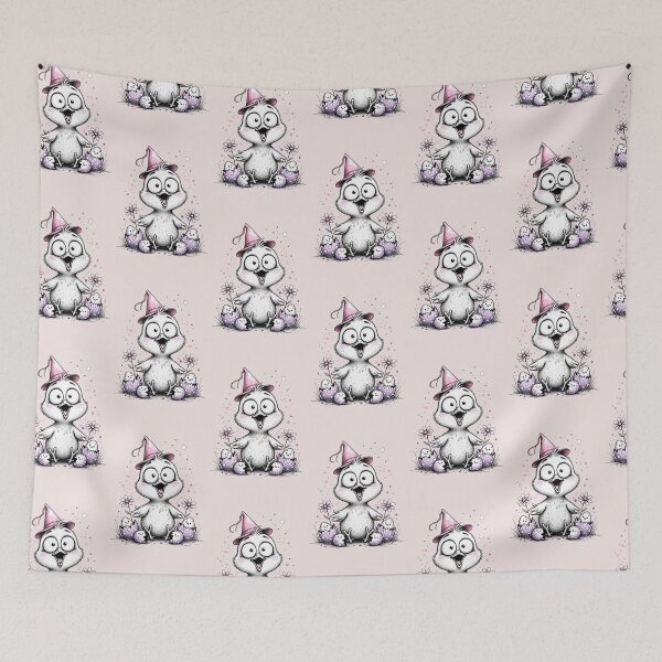 Item preview, Cute Easter Chick in Pink Party Hat designed and sold by PixelQ.