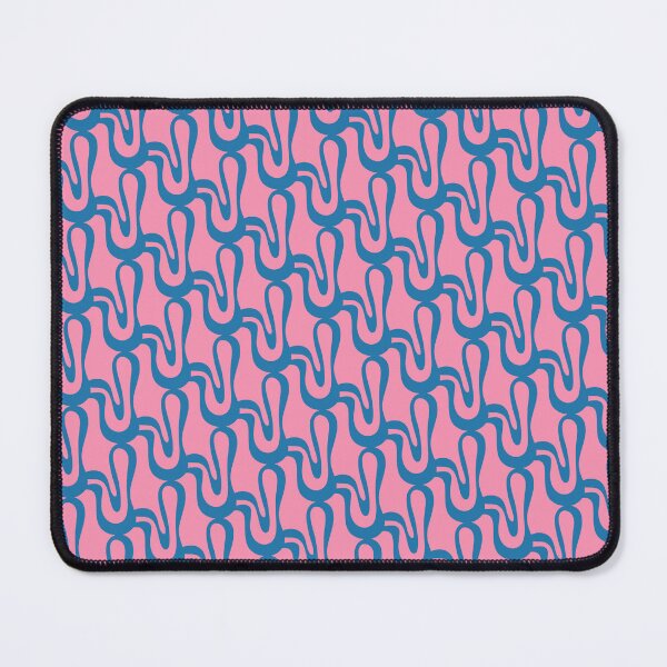 Item preview, Pop Wiggle Contemporary Abstract Pattern in Pink and Blue designed and sold by kierkegaard.
