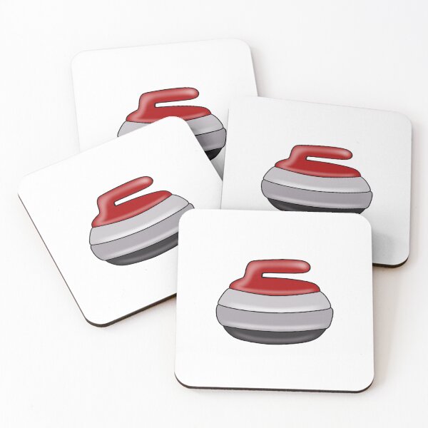 Item preview, Red Curling Stone designed and sold by Sartoris Art.