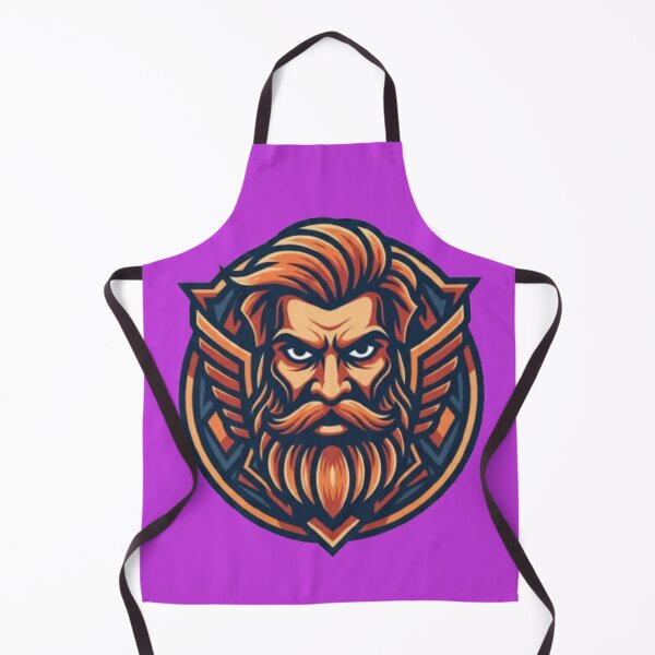 Item preview, Bearded Warrior Dad Retro Emblem designed and sold by Saurabh86.