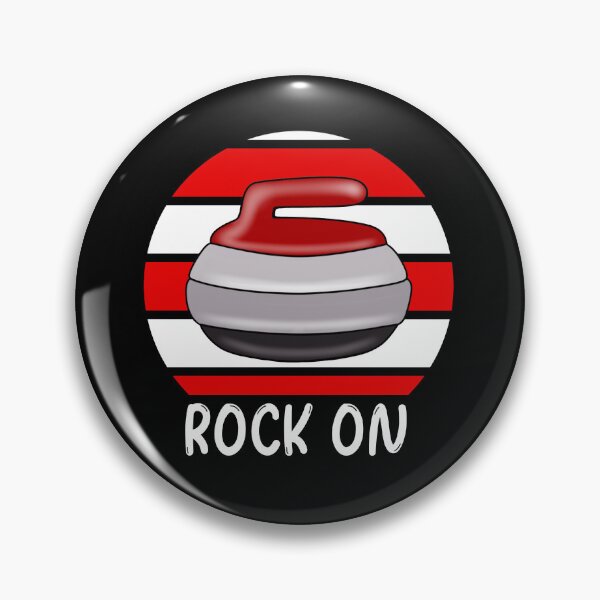 Item preview, Funny Red Curling Rock Winter Sports designed and sold by Sartoris Art.