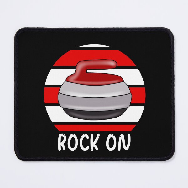Item preview, Funny Red Curling Rock Winter Sports designed and sold by Sartoris Art.