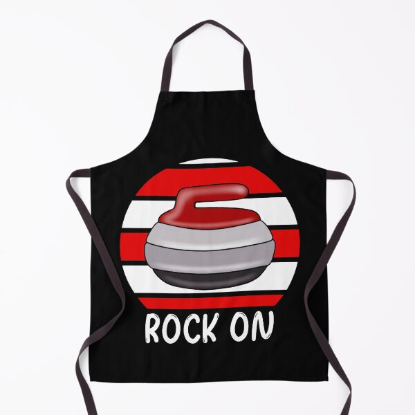 Item preview, Funny Red Curling Rock Winter Sports designed and sold by Sartoris Art.
