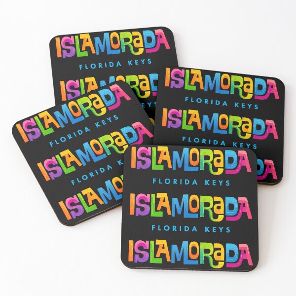 Item preview, Islamorada Florida Keys Retro Tropical Type Design designed and sold by Futurebeachbum.