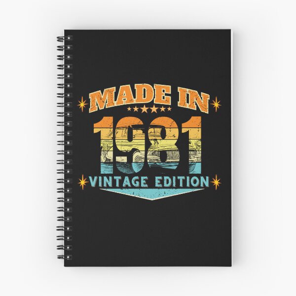Item preview, Made in 1981 Vintage Birthday Gift – Retro 80s Distressed 45th Birthday Design designed and sold by MixedVibes Co..