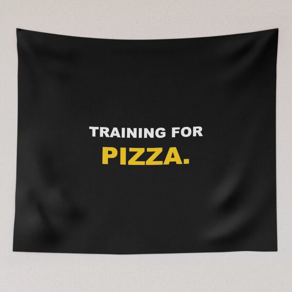 Item preview, Training For Pizza Funny Gym Workout Foodie designed and sold by Mikidesign1988.