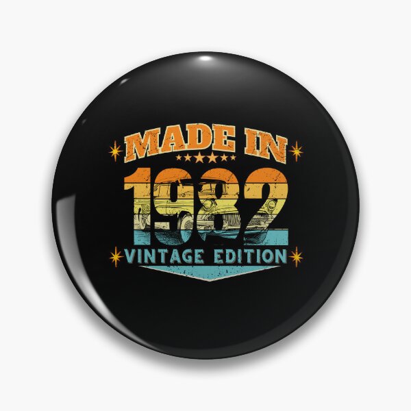 Item preview, Made in 1982 Vintage Birthday Gift – Retro 80s Distressed 44th Birthday Design designed and sold by MixedVibes Co..