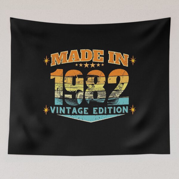 Item preview, Made in 1982 Vintage Birthday Gift – Retro 80s Distressed 44th Birthday Design designed and sold by MixedVibes Co..
